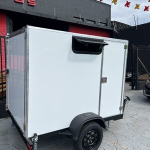 Carreta Baú - Carga Fechada 2,50 L x 1,50 L x 1,50  A - Mini Trailer Camping
